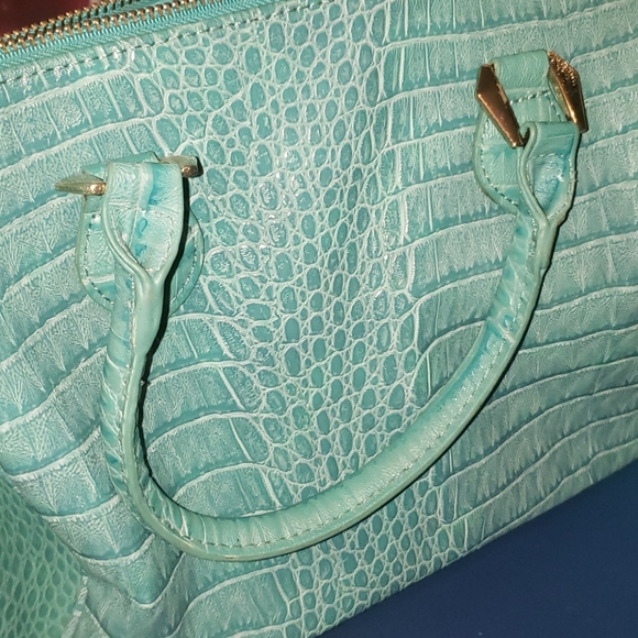 Turquoise Satchel - Picture 2 of 8